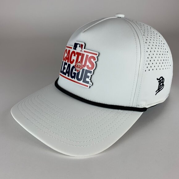 Cactus League AZ Mens White Branded Bills Golfer Snapback Hat - Picture 1 of 7